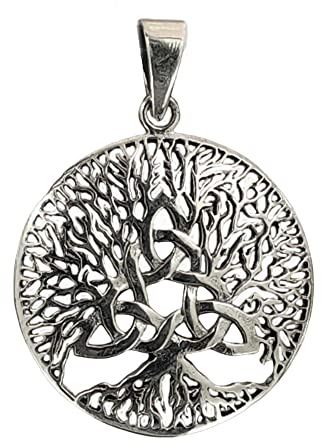 Kiss of Leather Lebensbaum Anhänger aus 925 Sterling Silber Nr. 401