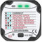 Earth Potential Socket Tester for UK 13amp 240v Power Socket – Checks Live, Neutral and Earth Connections and Polarity with Automatic Status Display – Includes an RCD Breaker Tester