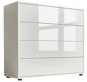 BMG Möbel Schubkastenkommode Mailand 3 Anrichte Sideboard für Schlafzimmer Wohnzimmer und Garderobe