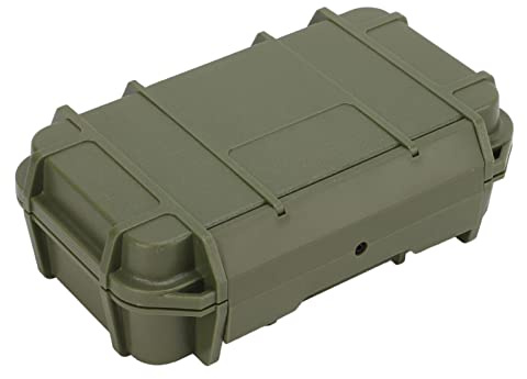 BuyWeek wasserdichte Box, Outdoor Aufbewahrungsbox Werkzeugbox ABS Kunststoff Aufbewahrung Hartschalenkoffer für Outdoor Camping (Grün)