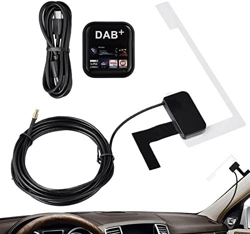 VENTDOUCE 3 Balancement USB,Adaptateur Universel USB pour autoradio | autoradios Android Version 4.1-11.0 avec antenne réceptrice et câble de Type C