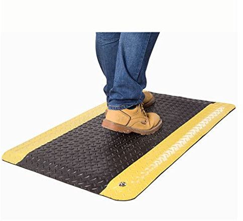 ZONOBI Kommerzielle Qualität Anti-Ermüdungsmatte den Ganzen Tag Gepolstert Stehpult-Matte Komfort Bodenmatte rutschfest Wasserdicht für Arbeitsplatz, Büro, Zuhause (Size : 60 * 70 * 2cm)