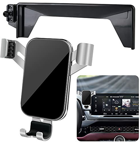 LUNQIN Car Phone Holder for 2023 2024 2025 Honda Accord Hybrid Sport/EX-L/Sport-L/Touring【 12.3 inch Screen 】 Auto Interior Accessories Best Cell Phones Mount Cellphone Mobile Cradle Charging Stand