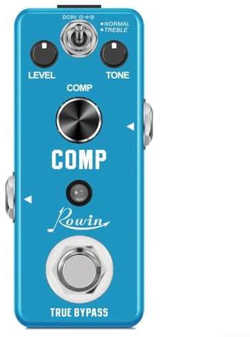 Oniissy Compressor Pedal Guitar Effect Pedals,Guitar Compressor Pedal,3 Functional Knobs,Guitar Effect Pedals Booster Pedal With Rich Distortion Sound