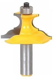 Fresa de vástago de 1/2 y 12,7 MM, broca for enrutador de cuentas for tallado de madera, Base de Pedestal, línea de broca for moldeado de muebles pequeños for carpintería, 1 ud.