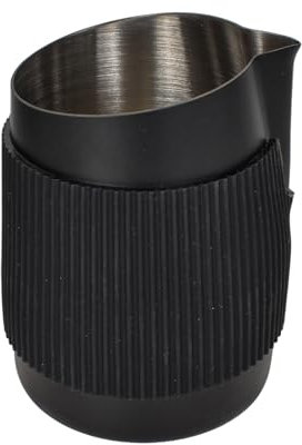 Bricco Per Il Latte In Acciaio Inox 420ML, Compatto Senza Manico, Bricco Per Il Latte Barista, In Acciaio Inox, Per Cappuccino E Latte Art, Beccuccio Affilato