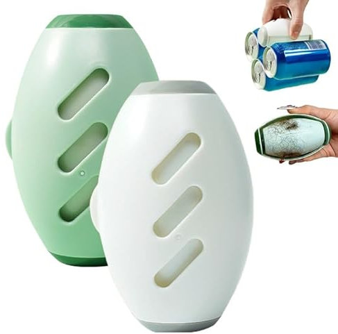 Rouleau Poils Animaux, Rouleau à Peluches Réutilisable, Rouleau à Peluches pour Poils d'animaux, Enlever Peluche Vetement Anti Peluche, pour Vêtements, Lit, Tapis (Blanc + Vert)