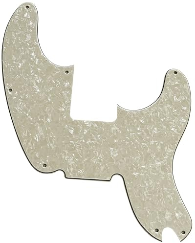 Für Fender Telecaster Precision Bass Style Gitarre Schlagbrett (4-lagig, Elfenbein-Perlmuttweiß)