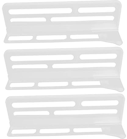 OSALADI 3pcs Storage Board Refrigerator Partition Fridge Sorting Board Multifunctional Separator for Household Fridge Space Organization and Storage