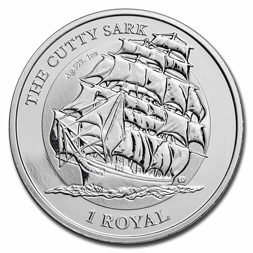 Generisch 1 Unze Silbermünze - The Cutty Sark 2021 - Stempelglanz British Virgin Islands Premium-Anlagemünze - 1 Oz Silber Silver Coin