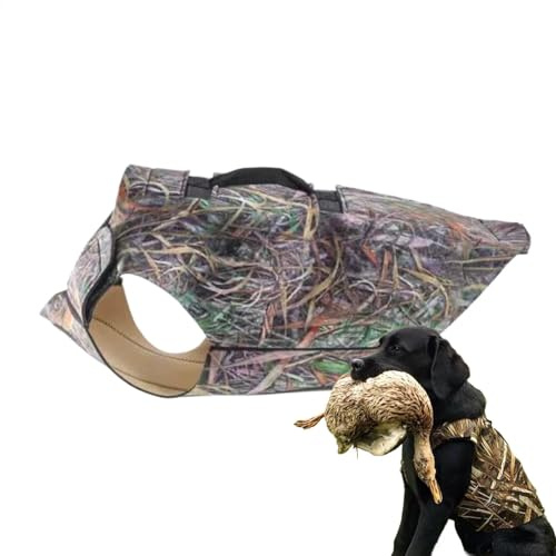 Grüne Camouflage für Hunde – Hundekleidung Jagd bequem | Camouflage Kleidung für Hunde, Sicherheitsweste für Hunde, verstellbare Trainingsweste für Hunde, Westen