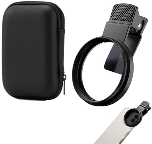 CPL - Filtro polarizzatore per cellulare, 67 mm, filtro polarizzante, 67 mm, filtro CPL, filtro polarizzante, filtro universale Clip-On, inclusa scatola nera 11 x 7,5 x 4 cm