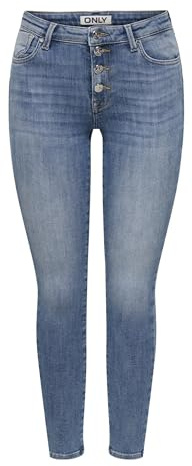 ONLY Onlpower Mid SK Pushup Fly Button DNM - Onlpower Mid SK Pushup Fly Button DNM - Smart Casual - Femme