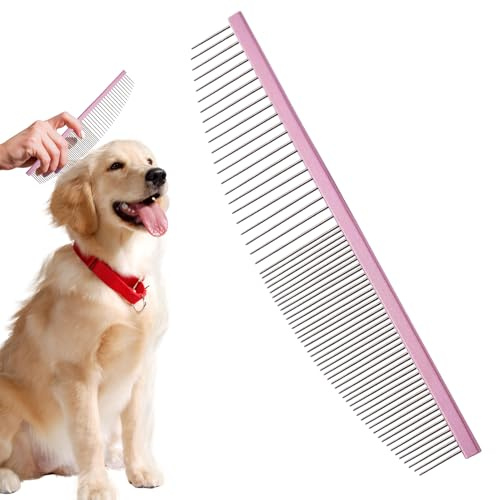 Kamm zum Entfernen von Tierhaaren, Bürste für Hundepflege und gegen Haarausfall – Reinigungsbürste, Form zum Entwirren, Entwirren, für Bäder, Katzen, Hunde, Haus