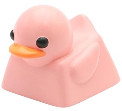 AMISENK Resin Keycap Cartoon Duck Shape Unique Desiging For Mechanical Keyboards ESC Keycaps Collectors Mechanical Keyboard Keycap