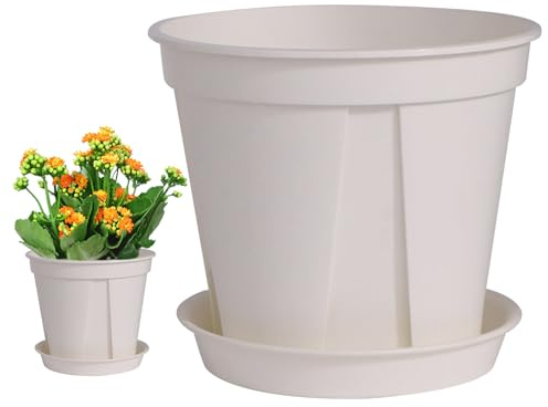 Pots de pépinière pour | Récipient de Culture de 10 litres – Pots d'orchidées avec Trous de Drainage, pour intérieur et extérieur, Jardin, Jardin, Serre, Balcon, terrasse, Cactus, légumes