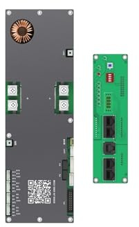 NATEPLALFC Inversor V19 JK BMS PB2A16S20P, 24 V, 48 V, 8S/16S, 200 A, batería de Iones de Litio LiFePo4, balanceador Activo de energía doméstica BMS de 2 A