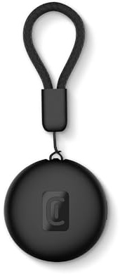Cellularline localizzatore di oggetti Tracy Tag Dual compatibile con le app Apple Dov'è e Google Find Hub per iOS e Android con batteria CR2032 e certificazione IP68, nero