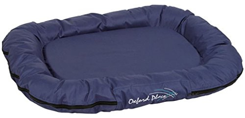 Kerbl Pet Liegekissen Oxford Place blau, 100x70x15 cm