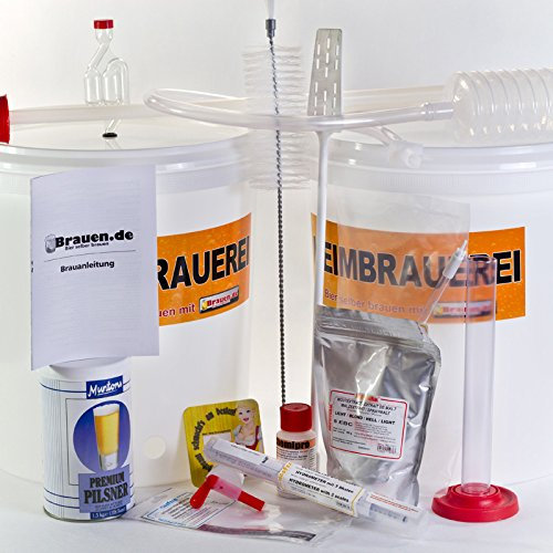 Bierbrauset mit Alkoholmessung und Bierkit bis 23 Liter Bierbrauen