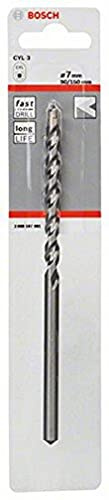 Bosch 2608597681 CYL-3 Concrete Drill Bit, 7mm x 90mm x 150mm, Silver