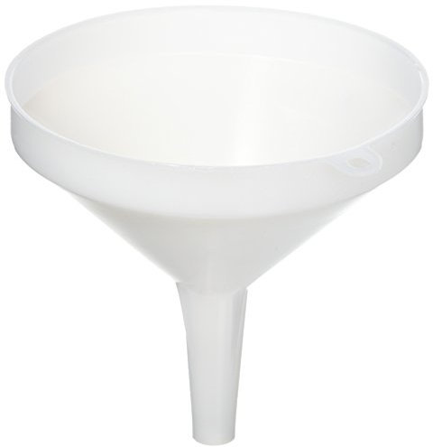 Kristallon K508 Plastic Funnel, 150 mm x 8 mm Spout x 155 mm Height