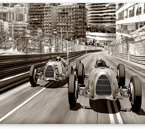 Fotomurales B&D XXL - 300x210 cm XXL Papel pintado tejido no tejido Decoración de Pared decorativos Murales moderna Diseno Fotográfico auto coche retro i-B-0013-a-c