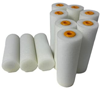 40x Farbwalze Schaumrolle 10cm Walzen Farbrollen Farbschaumwalze