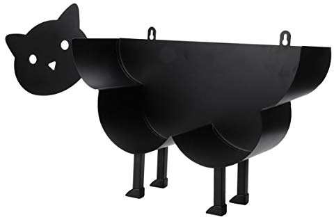 Zerodeko Katzen Toilettenpapierhalter Vertikaler Rollenhalter Aus Eisen Stehend Multifunktionaler Taschentuchständer Für Badezimmer Wohnzimmer 22.05X11.42X4.53 Zoll