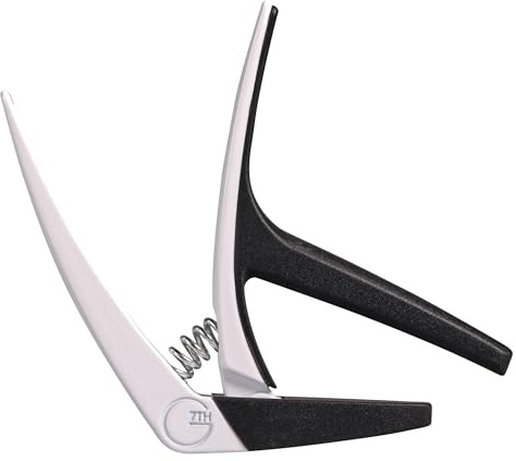 G7th Nashville Capotasto Bianco per Chitarra a 6 Corde – Leggero e a Basso Profilo – Il Capotasto Perfetto per Chitarra Acustica ed Elettrica – Capotastos Chitarras Elettrica