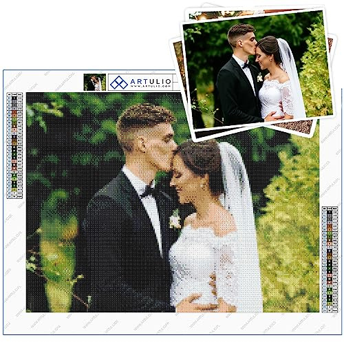 ARTULIO Diamond Painting Eigenes Foto - 40x40 cm – Diamond Painting Personalisiert Bilder