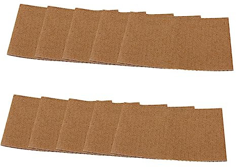 Healeved 50 Stück Wellpappe Tassenhüllen Hitzebeständig Und Rutschfest Mittlere Größe Für Heiße Getränke Outdoor Becherschutz Isolierhüllen Für Kaffee Und Tee