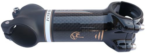 FukkeR 31.8mm * 60/70/80/90/100/110/120mm MTB Mountainbike Vorbau Aluminium Und Carbon Fahrrad Lenkervorbau 6 Grad Für Fahrräder Rennräder BMX XC AM FR DH (Color : Black, Size : 100mm)