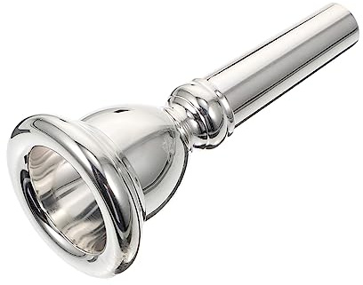 Abaodam Robustes Ersatzmundstück mit Silberbeschichtung Euphonium Mundstück aus Kupfer Elegantes für Euphonium für Anfänger und Outdoor Abendessen