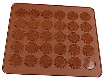 MAGICLULU Silicone Macaron Baking Mold Slip Surface Mat for Baking Pastry Capacity for Dough Rolling