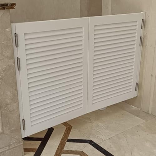 Kanduo Halbhohe Türöffnungen Fensterladen-Schwingtür, Holzschaukel, halbe Taillentür for Küche, Innencafé, individuelle Größe in Farbe erhältlich Schiebe-Schwenktür(Size:110x90cm(WxH))