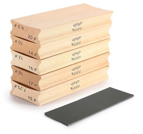 Gitarren-Bass-Griffbrett-Radius-Schleifblock, Gitarrenradius, Zwei-Wege-Schleifklotz für Gitarre, Bass, Bundnivellierungswerkzeug (12# 16#)