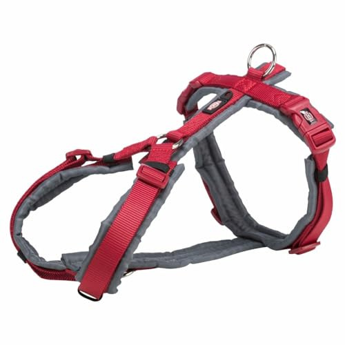 Trixie Geschirr fÜr Hunde Premium Trekking rot/Graphitgrau