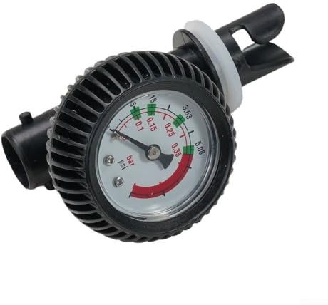 Compact Barometer Thermometer for Inflatable Boat for KAYAK, Long Hose Adapters, Easy to Read Display