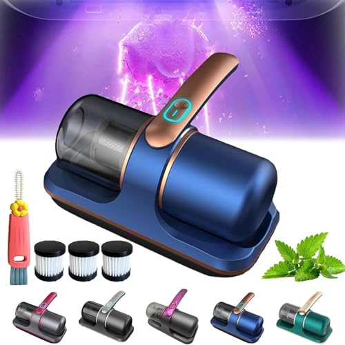 OXFUZZ Ren sängdammsugare, Puresleepy Madrass Dammsugare, Puresleepy Pro UV-madrass, Isterise handdammsugare djuprengöring av madrasser med tråd/