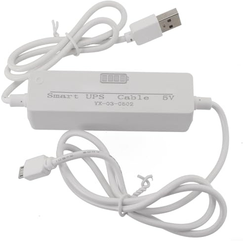ZiStarlilife for MINI Ups Uninterrupted Power Supply, Power Adapter, Portable UPS Backup for battery, For Router Security Camera After Being Powered Off(1800 mAh)