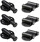 Evotrade Chiusura Magnetica a Scatto Singola e Doppia Push to Open – Sistema di Chiusura Magnetico per Mobili, Ante, Cassetti e Armadi con Chiusura a Sfioramento (Nero, A scatto doppia)