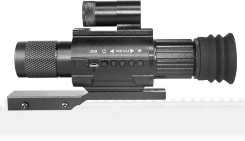 Digital Night Vision monocular Telescope，Day & Night Vision Rifle Scope Monocular with 850nm IR Fixed 3X Magnification, Hunting Surveillance Wildlife Observation， Can be Used independently