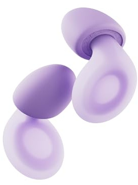 Loop Dream – Silicone/Memory Foam Earplugs for Sleep Comfort | Comfortable Ear Plugs for Muffling Snoring & Sleeping | Customized Fit | 27dB (SNR) Noise Reduction