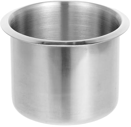 Portabicchieri da Divano in Acciaio Inox Argento per Sostituzione