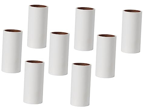 Milisten 8pcs Hair Cleaning Roll Paper Sticky Hair Remove Paper Lint and Pet Remover Brush for Coats and Carpets
