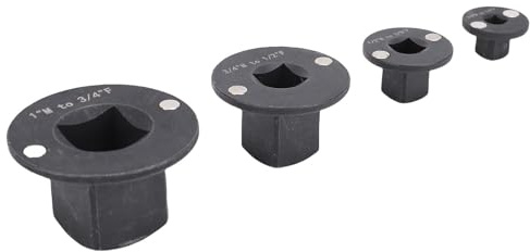 4PCS Insert Low Profile Impact Socket Adapter Set Drive Reducing 1in M-3/4in F 3/4 in M-1/2in F 1/2in M-3/8in F 3/8in M-1/4in F