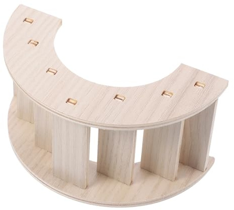 NOLITOY Pont pour Hamster avec Échelle et Arche Escalade Sécurisé pour Chinchilla et Petits Rongeurs Accessoire de Cage et