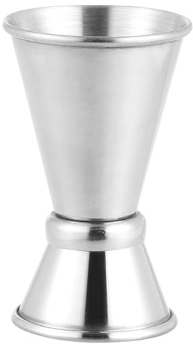 DEARMAMY Vaso Medidor Doble para Cócteles de Acero Inoxidable 2 Onzas Taza Medidora Multifuncional para Coctelería Bares y Hogares Herramienta Precisa para Vino y Bebidas