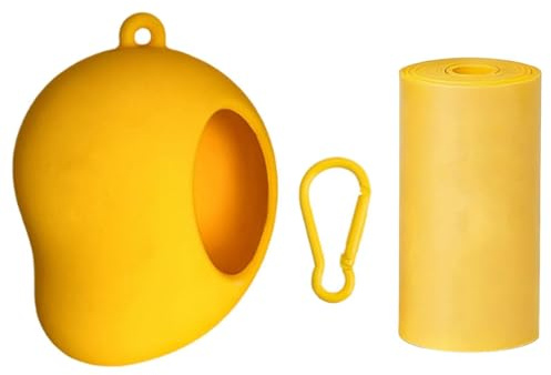 Distributeur de Sacs à Déjections Canines Support de Selles pour Chien en | Support pour Sacs à Crottes avec Pour , Promenade, Intérieur,